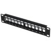Patch panel 10 pod keystone 12xRJ45, niewyposażony